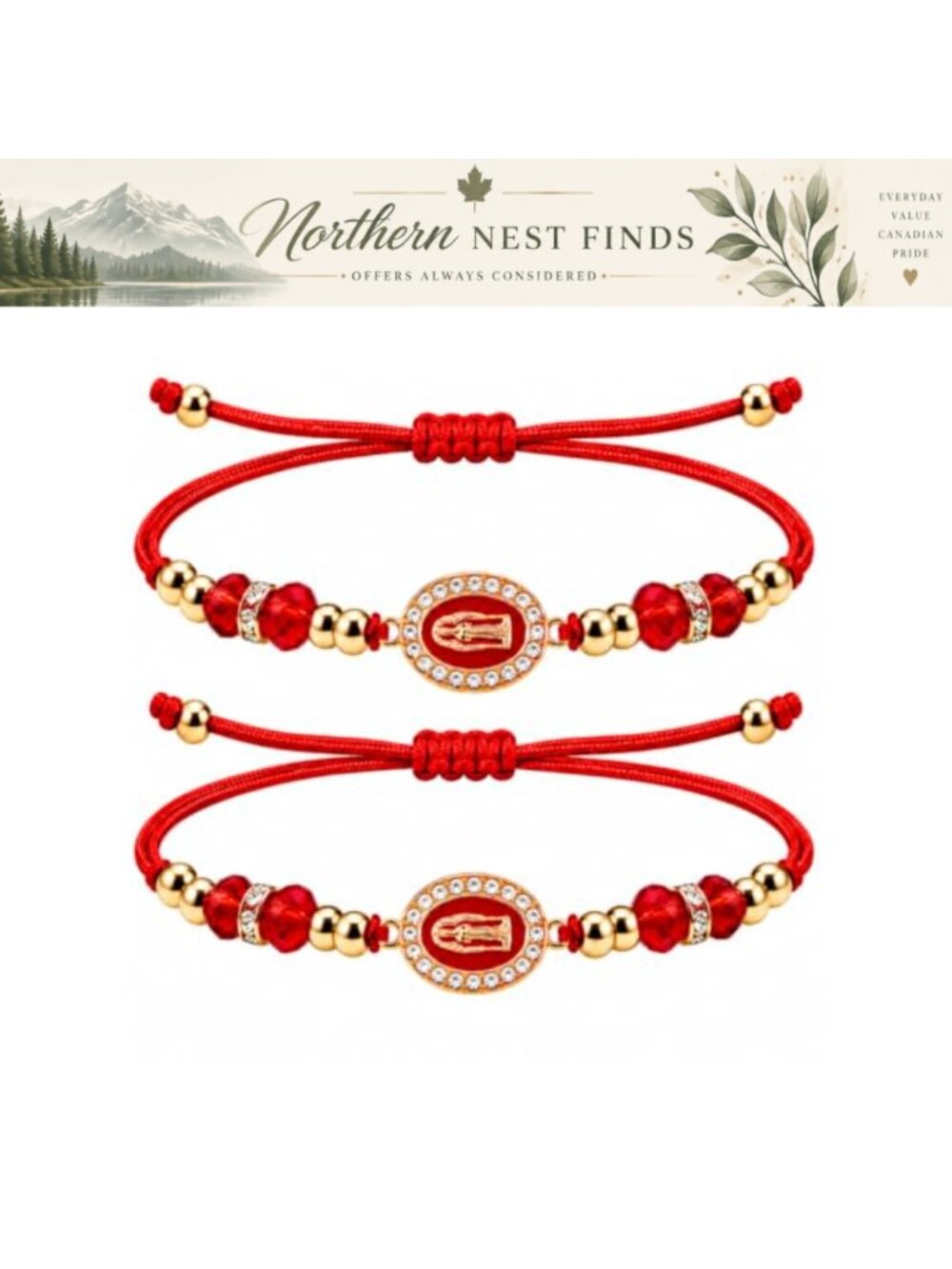 2PCS Healing Crystal Bracelet for Women Jewelry Gift for Friend
